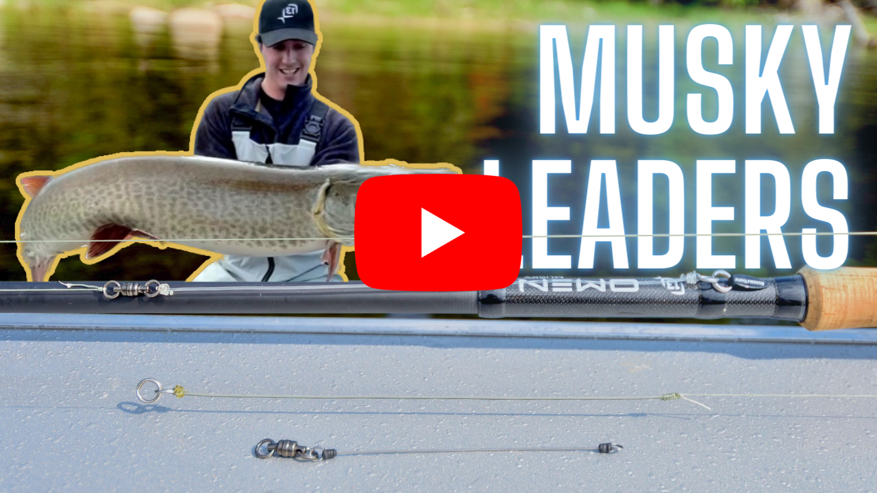 Video: Our three favourite muskie leaders and when you should use