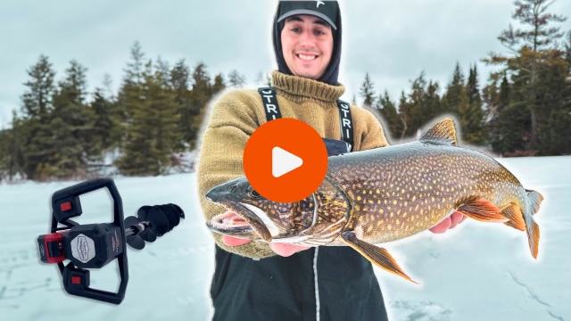 VIDEO: The best tactic to catch big, early-ice lake trout • Outdoor Canada